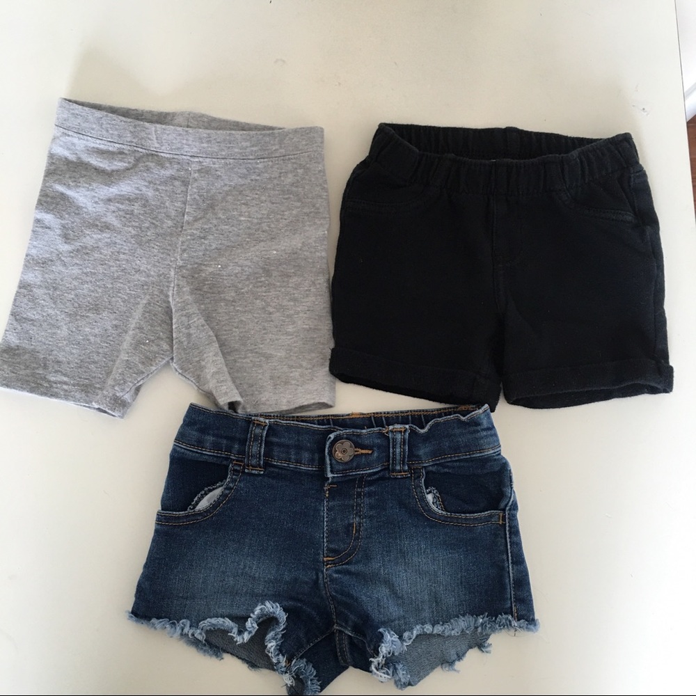 Cat &Jack and Garanimals Shorts Girl Bundle Sz 2T